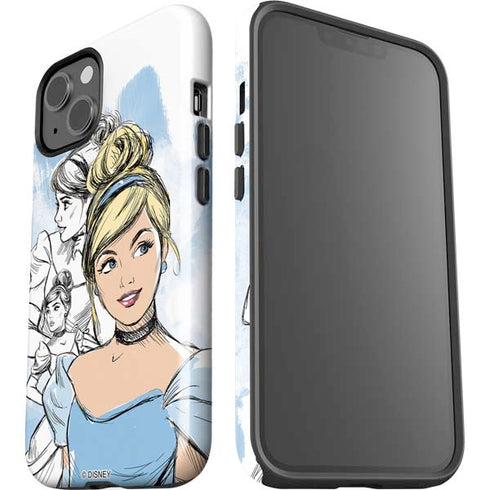 Disney Princess Cinderella Sketch iPhone 14 Impact Case