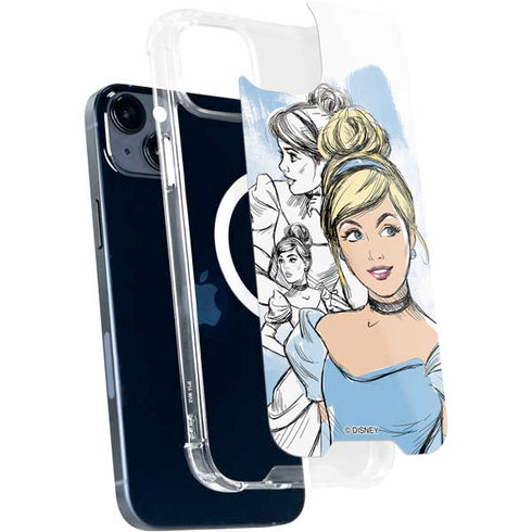 Disney Princess Cinderella Sketch iPhone 15 Plus MagSafe Case