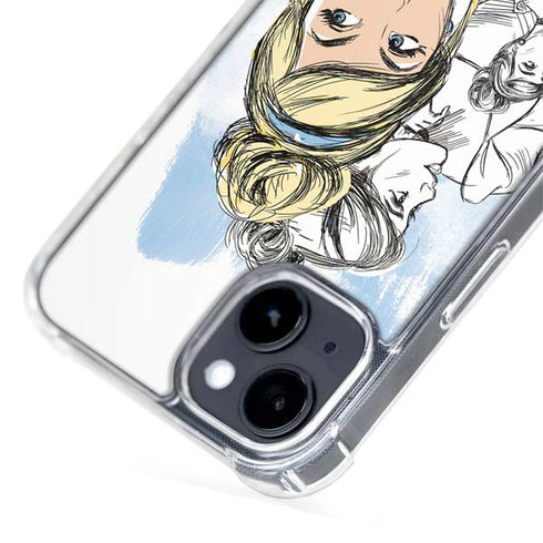 Disney Princess Cinderella Sketch iPhone 15 Plus MagSafe Case