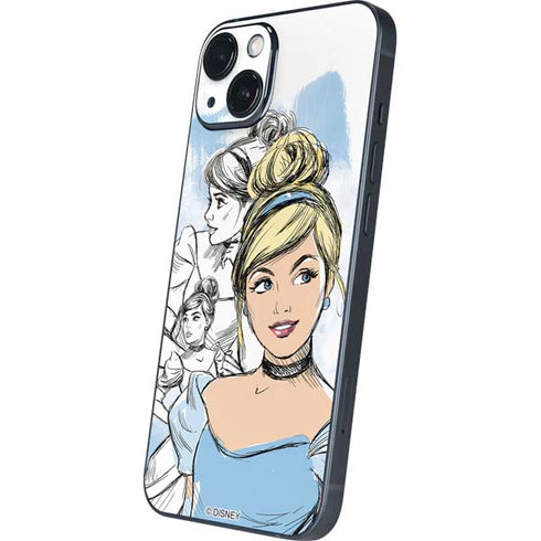 Disney Princess Cinderella Sketch iPhone 14 Plus Skin