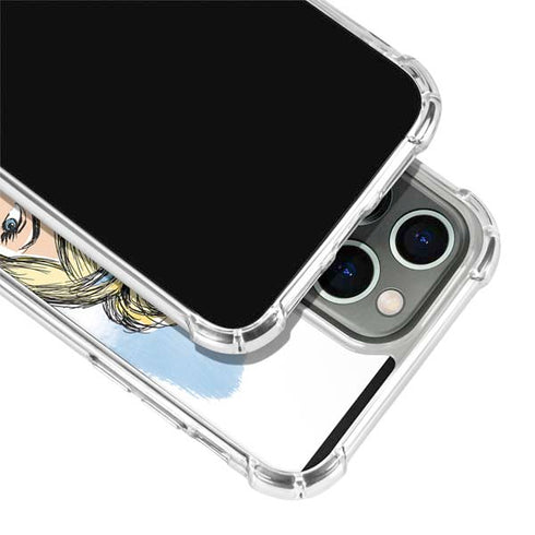 Disney Princess Cinderella Sketch iPhone 15 Pro Clear Case
