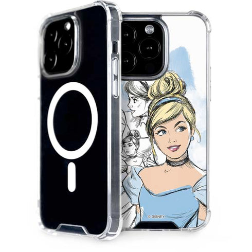 Disney Princess Cinderella Sketch iPhone 15 Pro MagSafe Case
