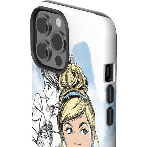 Disney Princess Cinderella Sketch iPhone 15 Pro Max Impact Case
