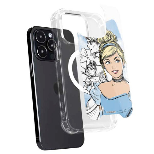 Disney Princess Cinderella Sketch iPhone 15 Pro Max MagSafe Case