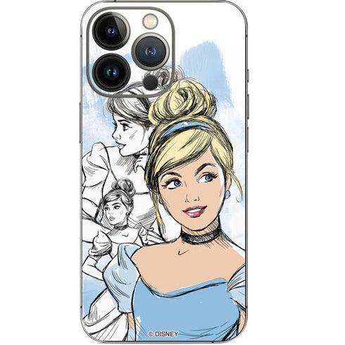 Disney Princess Cinderella Sketch iPhone 14 Pro Skin