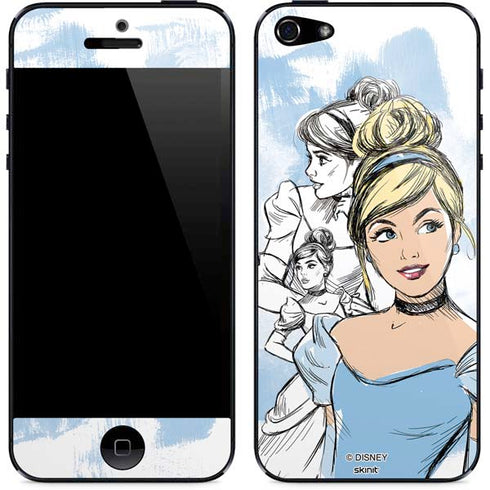 Disney Princess Cinderella Sketch iPhone 5/5s/5SE Skin