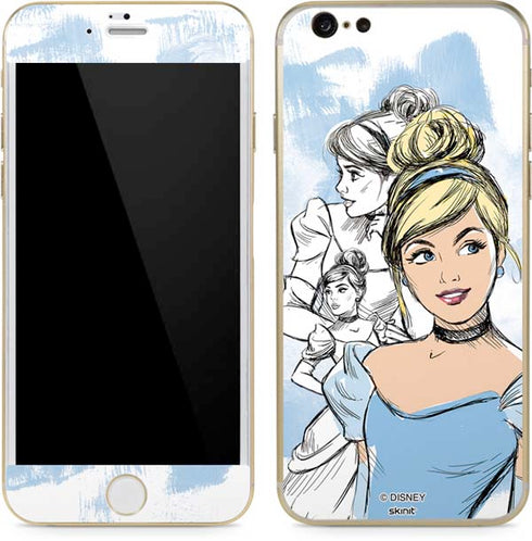 Disney Princess Cinderella Sketch iPhone 6/6s Skin