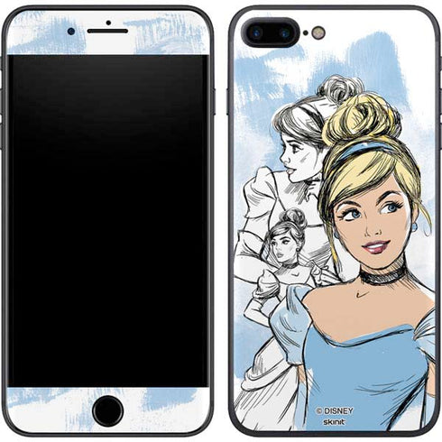 Disney Princess Cinderella Sketch iPhone 7 Plus Skin