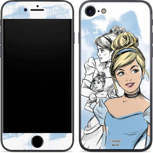 Disney Princess Cinderella Sketch iPhone 8 Skin