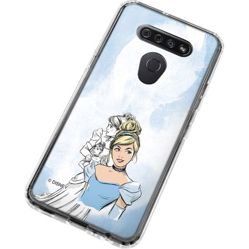 Disney Princess Cinderella Sketch LG K51/Q51 Clear Case