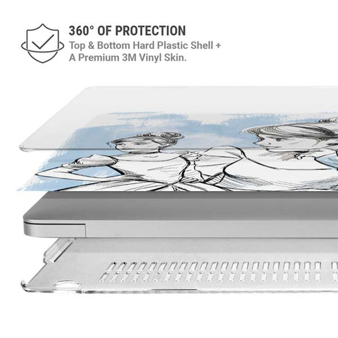 Disney Princess Cinderella Sketch MacBook Air 13in M1 (2021) Case plus Skin