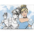 Disney Princess Cinderella Sketch MacBook Pro 14in (2021-24) Skin