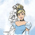 Disney Princess Cinderella Sketch Moto E5 Play Skin