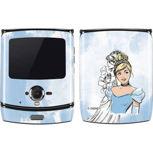 Disney Princess Cinderella Sketch Motorola RAZR Skin