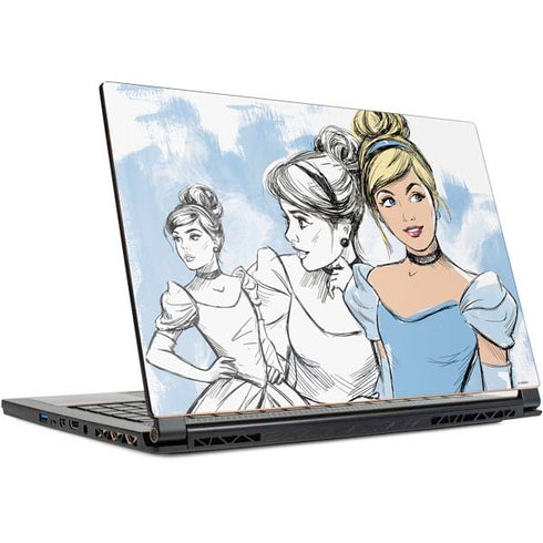 Disney Princess Cinderella Sketch MSI GS65 Stealth Laptop Skin