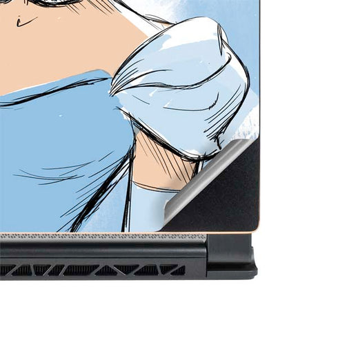 Disney Princess Cinderella Sketch MSI GS65 Stealth Laptop Skin
