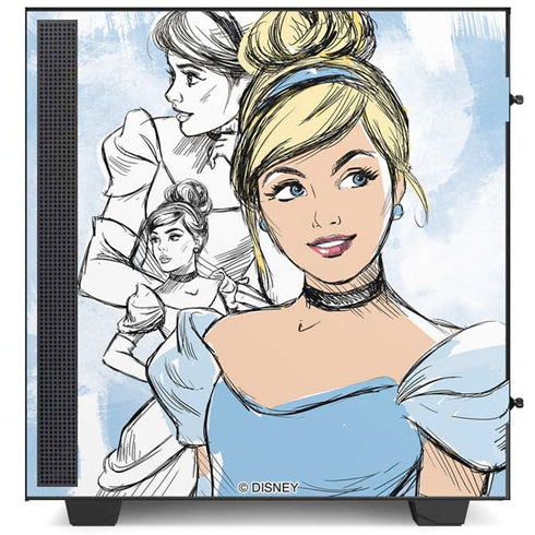 Disney Princess Cinderella Sketch NZXT H510 Compact ATX Mid-Tower Case Skin
