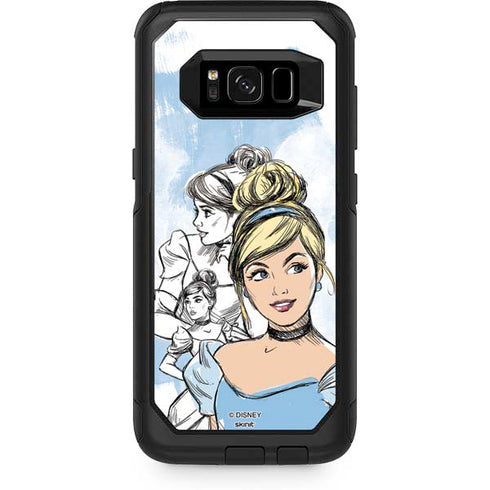 Disney Princess Cinderella Sketch Otterbox Commuter Galaxy Skin