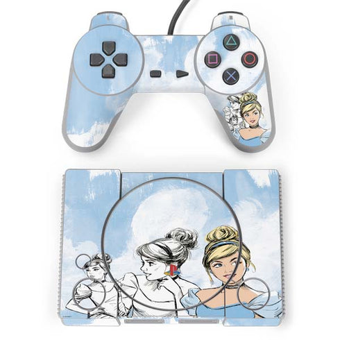 Disney Princess Cinderella Sketch PlayStation Classic Bundle Skin