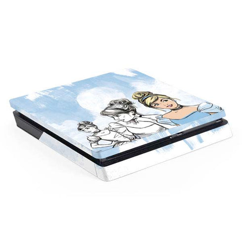 Disney Princess Cinderella Sketch PS4 Slim Skin