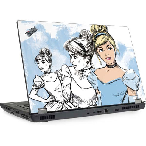 Disney Princess Cinderella Sketch Lenovo ThinkPad Skin