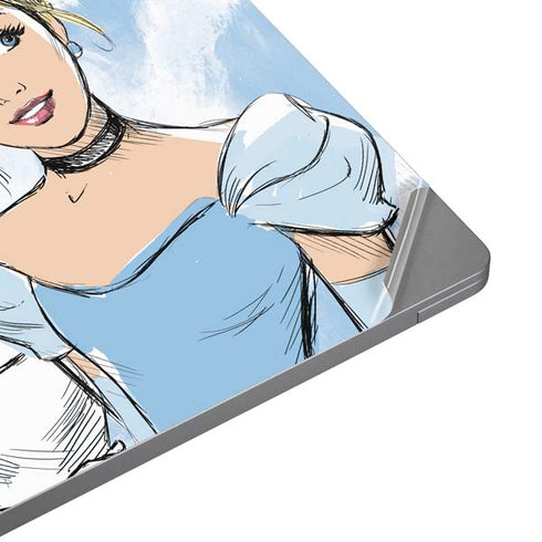 Disney Princess Cinderella Sketch Universal Laptop 12in (9.8 x 6.8in) Skin