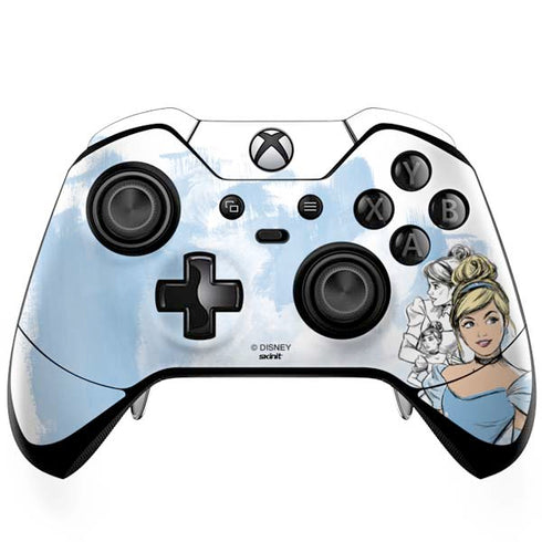 Disney Princess Cinderella Sketch Xbox One Elite Controller Skin
