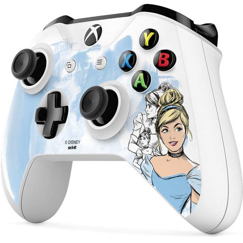 Disney Princess Cinderella Sketch Xbox One S All-Digital Edition Bundle Skin