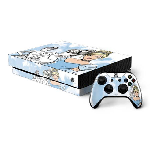 Disney Princess Cinderella Sketch Xbox One X Bundle Skin