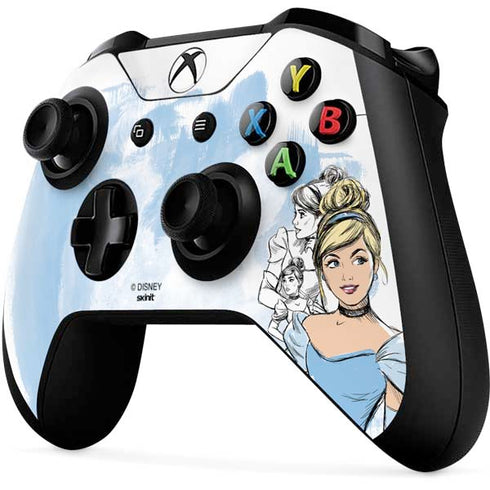 Disney Princess Cinderella Sketch Xbox One X Controller Skin