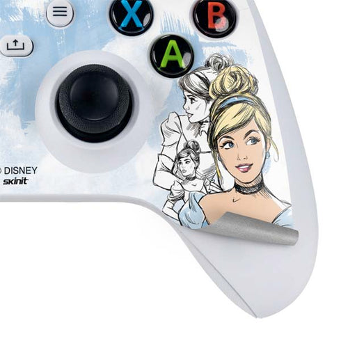 Disney Princess Cinderella Sketch Xbox Series S Controller Skin
