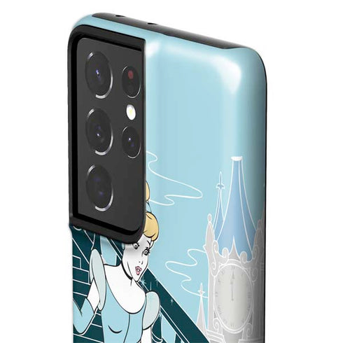 Disney Cinderella Stroke of Midnight Galaxy S21 Ultra 5G Pro Case