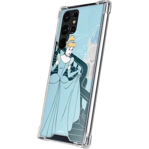 Disney Cinderella Stroke of Midnight Galaxy S22 Ultra Clear Case