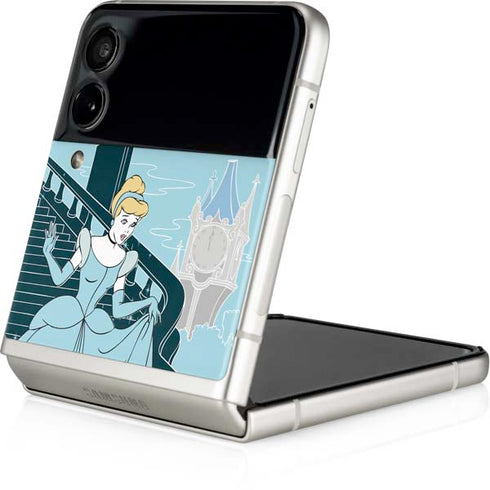 Disney Cinderella Stroke of Midnight Galaxy Z Flip3 5G Skin