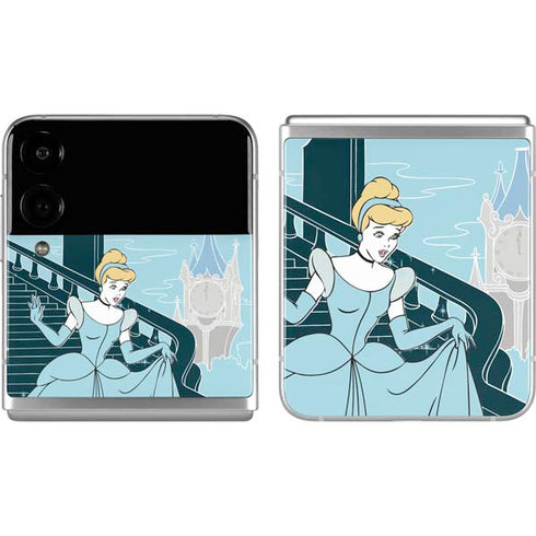 Disney Cinderella Stroke of Midnight Galaxy Z Flip4 5G Skin