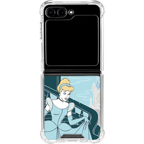 Disney Cinderella Stroke of Midnight Galaxy Z Flip5 5G Clear Case