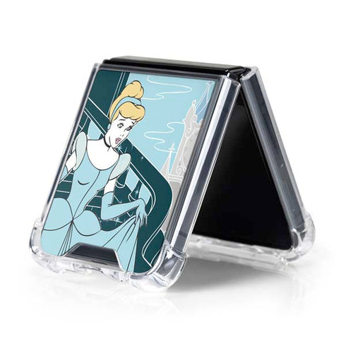 Disney Cinderella Stroke of Midnight Galaxy Z Flip5 5G Clear Case