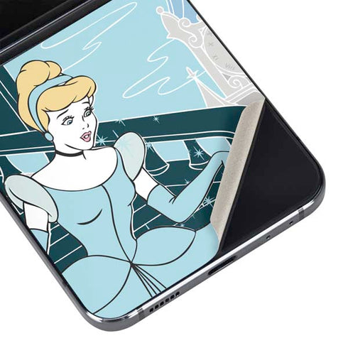 Disney Cinderella Stroke of Midnight Galaxy Z Flip5 5G Skin