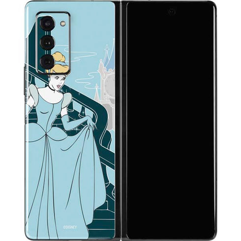 Disney Cinderella Stroke of Midnight Galaxy Z Fold2 5G Skin