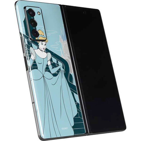 Disney Cinderella Stroke of Midnight Galaxy Z Fold2 5G Skin