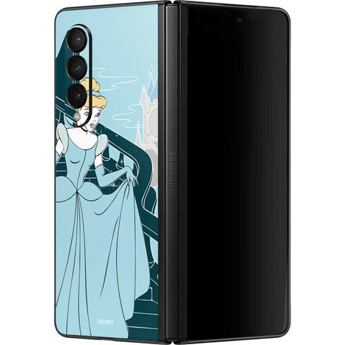 Disney Cinderella Stroke of Midnight Galaxy Z Fold3 5G Skin