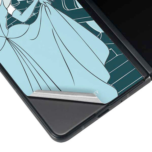 Disney Cinderella Stroke of Midnight Galaxy Z Fold3 5G Skin