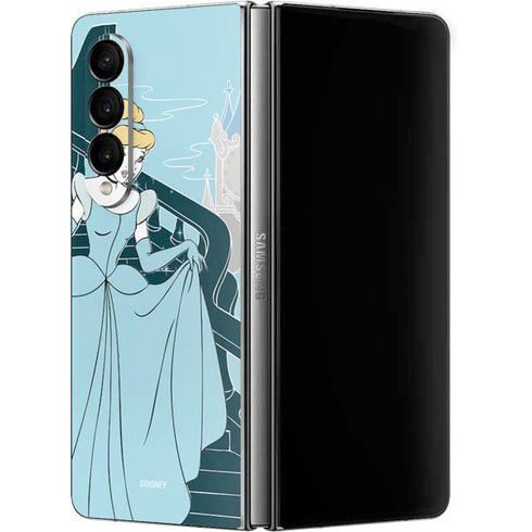 Disney Cinderella Stroke of Midnight Galaxy Z Fold4 5G Skin