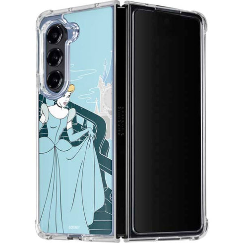Disney Cinderella Stroke of Midnight Galaxy Z Fold5 5G Clear Case