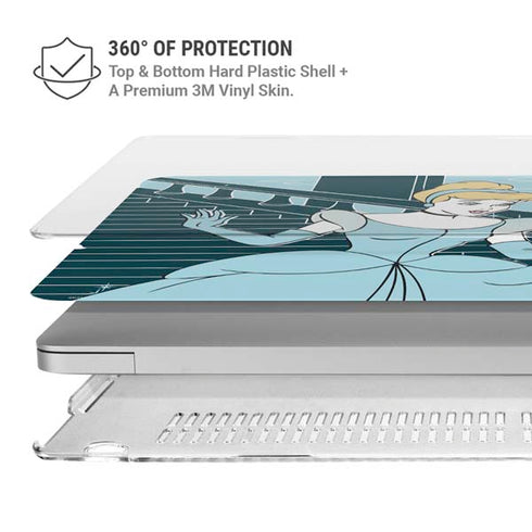 Disney Cinderella Stroke of Midnight MacBook Air 15in (2023-2025) Case plus Skin