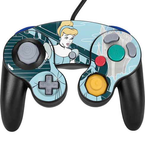 Disney Cinderella Stroke of Midnight Nintendo GameCube Controller Skin