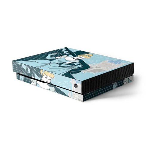 Disney Cinderella Stroke of Midnight Xbox One X Console Skin