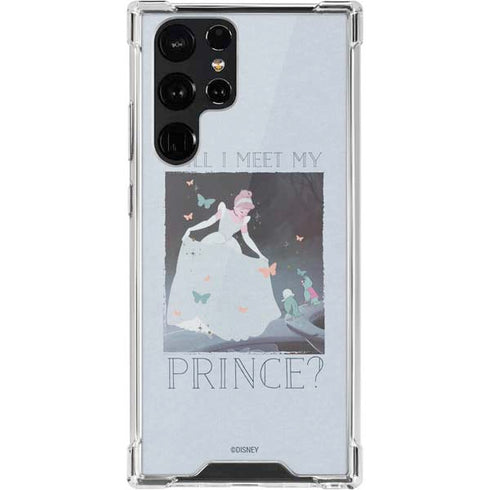 Disney Cinderella Will I Meet My Prince Galaxy S22 Ultra Clear Case