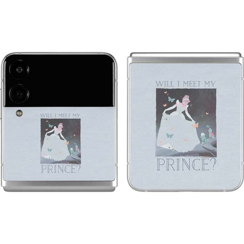 Disney Cinderella Will I Meet My Prince Galaxy Z Flip4 5G Skin