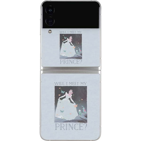 Disney Cinderella Will I Meet My Prince Galaxy Z Flip4 5G Skin